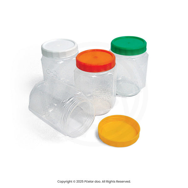 142100 - Tegla za med sa poklopcem, 720ml-1kg, plastična