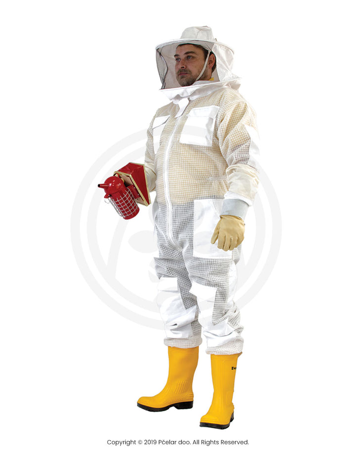 Pcelarski kombinezon Ultrabareez[:en]0842 – Beekeeping suit with hat (removable), 100% twill (Copy)[:ro]0842 – Combinezon apicol (Copy)[:]