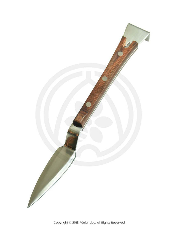 Nož američki sa drvenim rukohvatom i lopaticom Cr (inox)